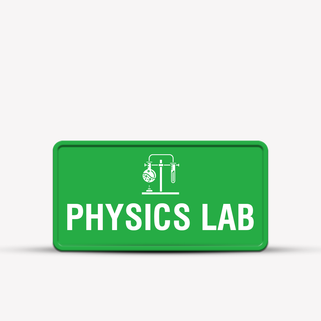 Physics Lab - Indoor Sign - Campus Directional Signs