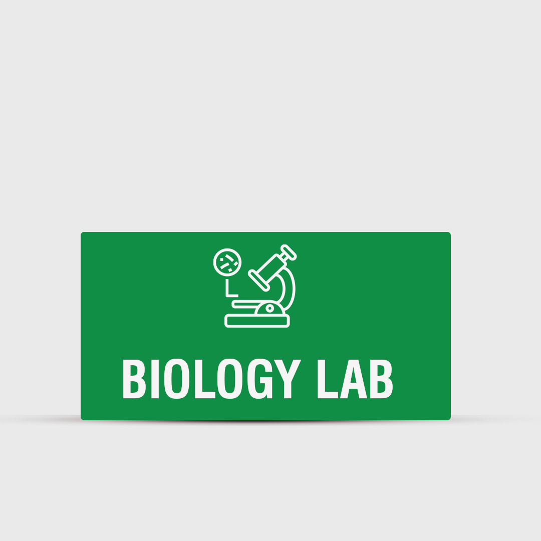 Biology Lab - Indoor Sign - Campus Directional Signs