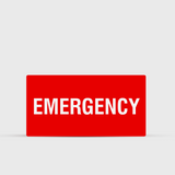 Emergency - Hospital Signage - Healthcare Signs