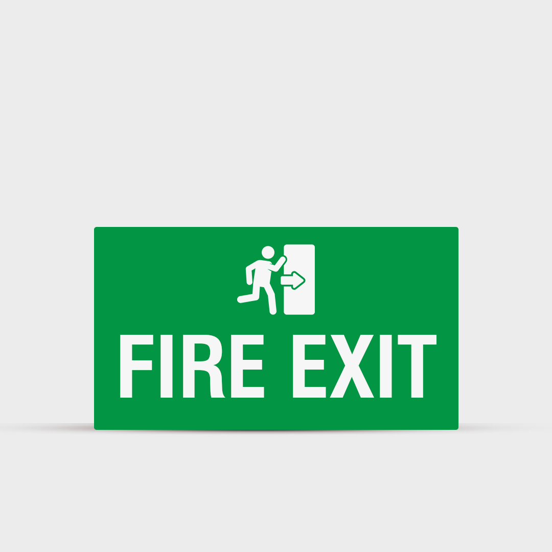 Fire Exit - Safety Sign - Warning & Safety Signs