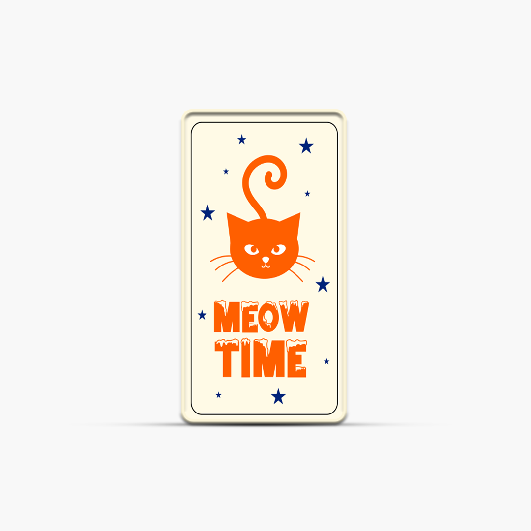 Meow Time - Cute Cat Sign | Custom Pet Signs