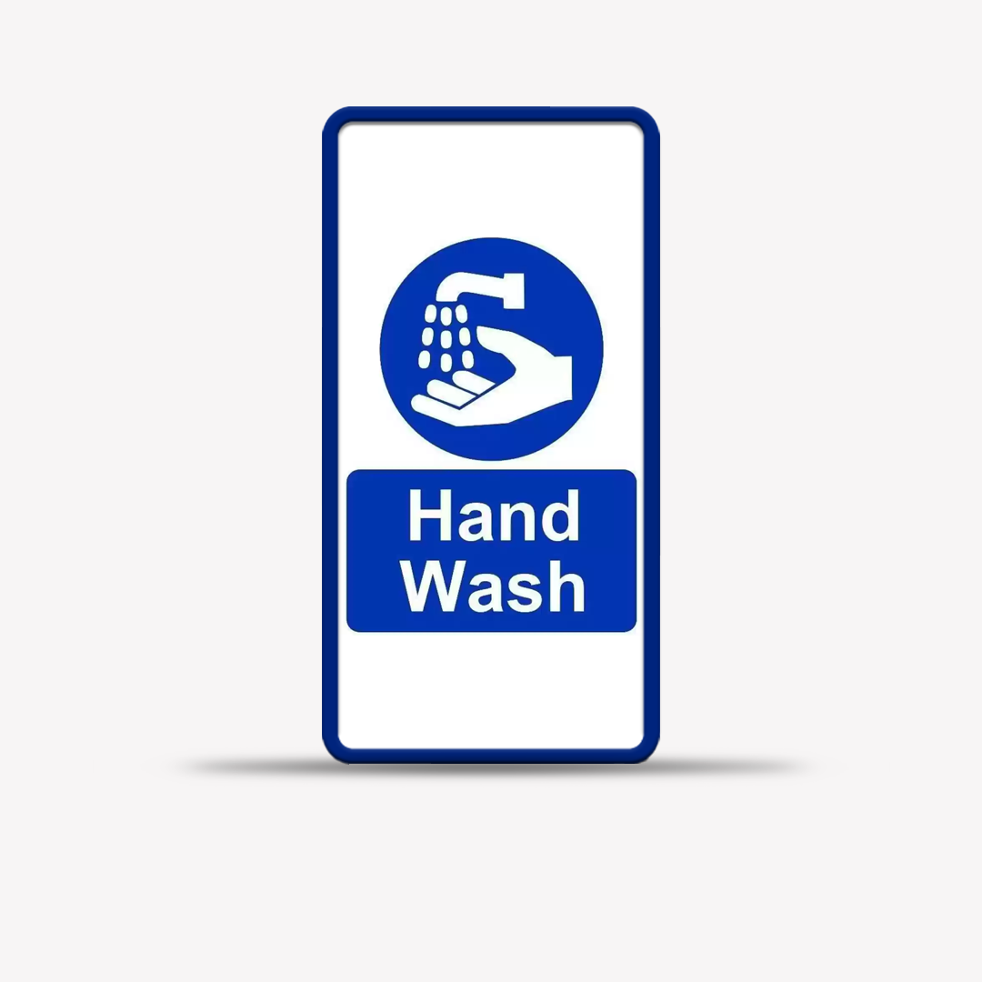 Hand Wash - Indoor Hotel Sign - Signage for Restaurants