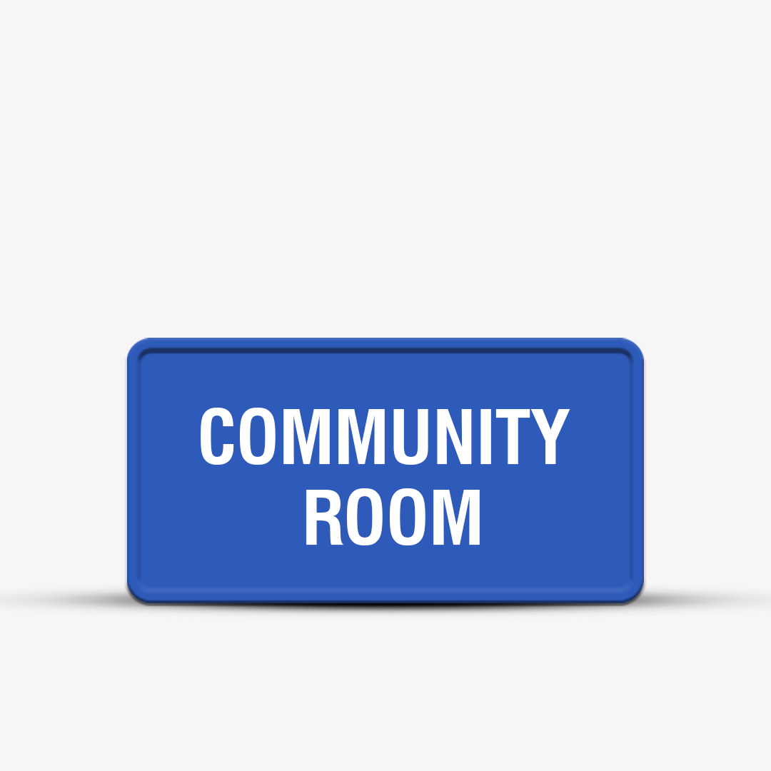 Community Room - Indoor Sign - Campus Directional Signs