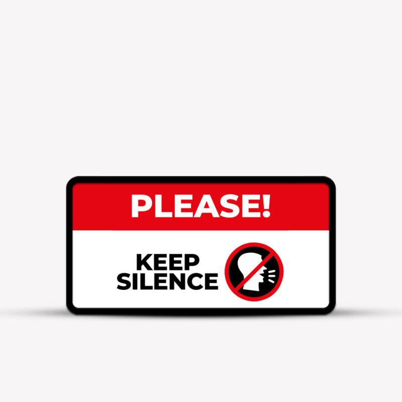 Silence Please General Signage - Office & Business Signs