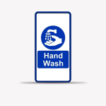 Hand Wash Indoor Hotel Sign - Signage for Restaurants