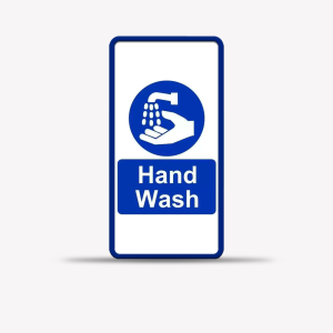 Hand Wash Indoor Hotel Sign - Signage for Restaurants