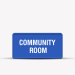 Community Room Indoor Sign - Campus Directional Signs