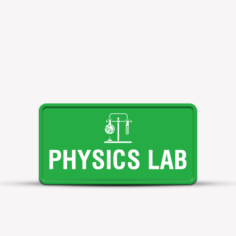 Physics Lab Indoor Sign - Campus Directional Signs