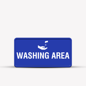 Washing Area Indoor Hotel Sign - Signage for Restaurants