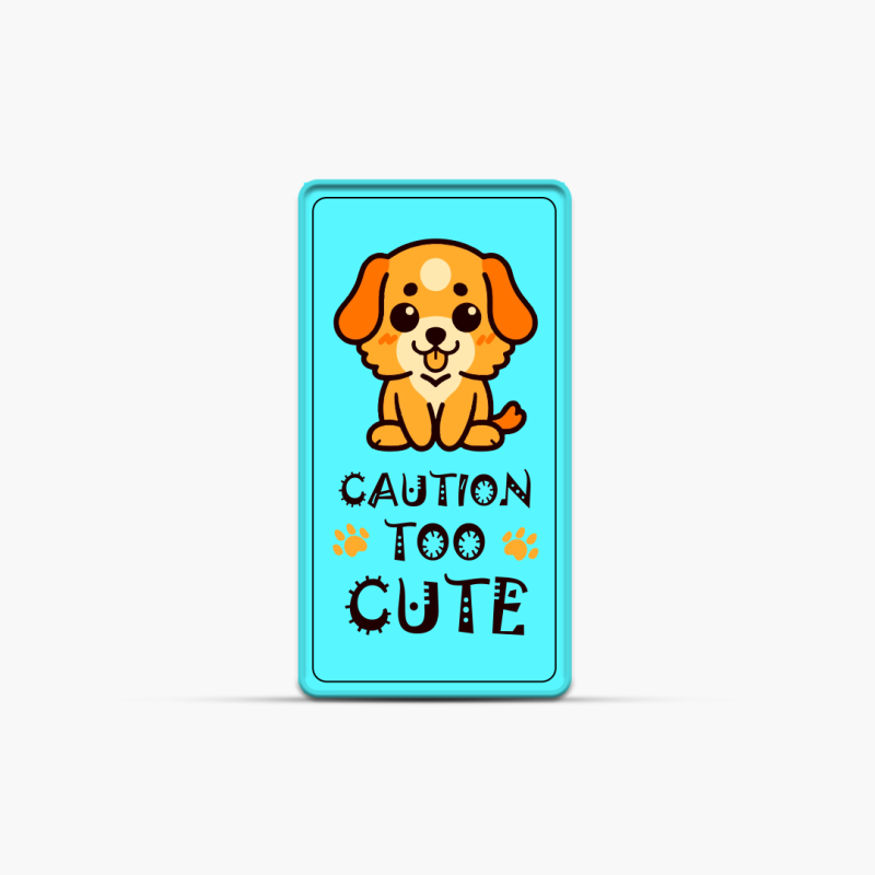 Caution Too Cute Dog on Premises Sign - Custom Pet Signs