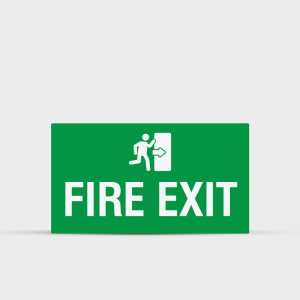Fire Exit Safety Sign - Warning & Safety Signs