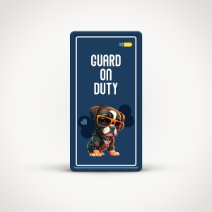 Guard on Duty Dog on Premises Sign - Custom Pet Signs