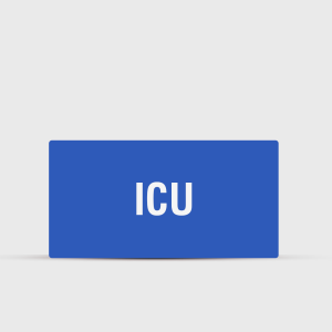 ICU Hospital Signage - Healthcare Signs
