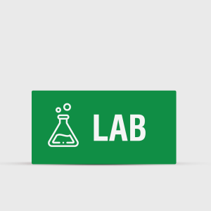 Lab Indoor Sign - Campus Directional Signs