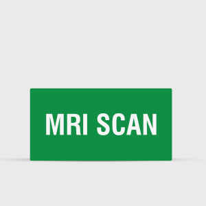 MRI Scan Medical Signage - Healthcare Signs