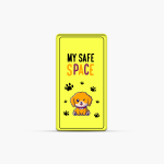 My Safe Space - Cat on Premises Sign - Custom Pet Signs