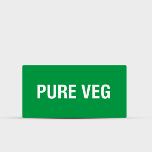 Pure Veg Indoor Hotel Sign - Signage for Restaurants