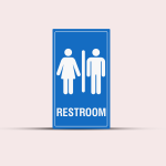 Restroom Indoor Hotel Sign - Signage for Restaurants
