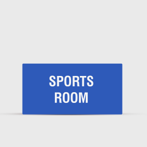 Sports Room Indoor Sign - Campus Directional Signs