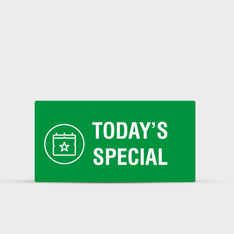 Today's Special Indoor Hotel Sign - Signage for Restaurants